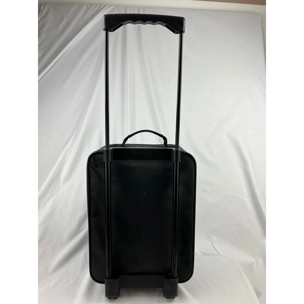 Marvel Spider-Man Kids Rolling Suitcase 2001 Pyramid Black Blue Vintage Fair